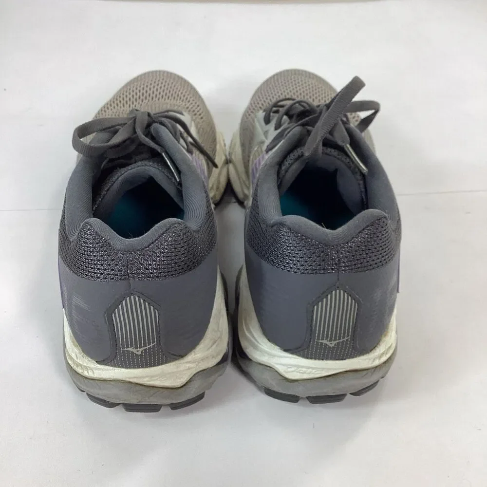 Mizuno Wave Inspire 16 Sneaker Shoes Womens Size 8.5 Gray Purple